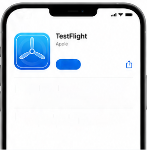 TestFlight App Store Mockup